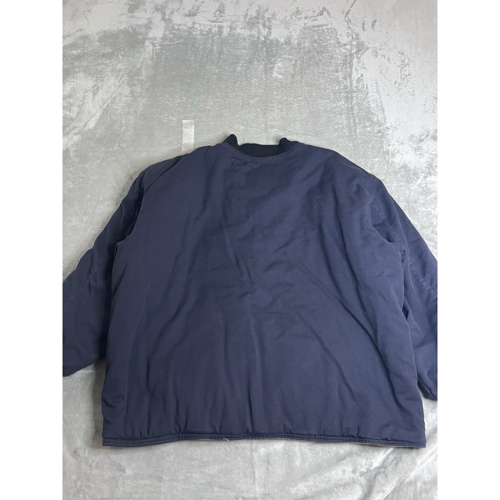 Bulwark Mens Jacket XXL Navy Flame Resistant Insulated Work Regular - Picture 6 of 6